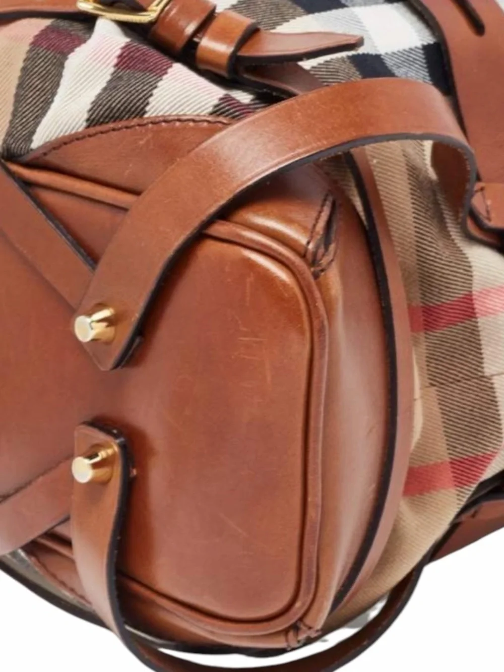 Burberry House Check Bridle Gosford Large Hobo Bag - Picture 6 of 14